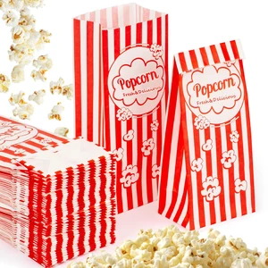 200pc Popcorn Bags 1.3oz - Flat Bottom Disposable Popcorn Paper Bag Popped Kernels Small Containers, Movie Night Supplies for Halloween, Christmas, Carnival Party, Popcorn Machine Accessories 200pc Popcorn Bags 1.3oz - Flat Bottom Disposable Popcorn Paper Bag Popped Kernels Small Containers, Movie Night Supplies for Halloween, Christmas, Carnival Party, Popcorn Machine Accessories