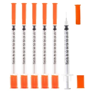 0.5ml/cc 30G 5/16 Inch, U-100 Syringes, Individual Package Pack of 30 0.5ml/cc 30G 5/16 Inch, U-100 Syringes, Individual Package Pack of 30