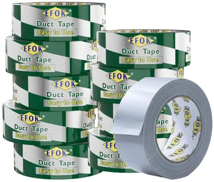 10 Pack Duct Tape Heavy Duty Waterproof Silver Bulk 1.88 Inch X 90 Ft 10 Pack Duct Tape Heavy Duty Waterproof Silver Bulk 1.88 Inch X 90 Ft