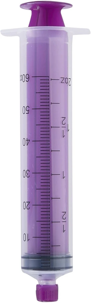 60cc Enteral Feeding Syringes by Global Medical Products - ENFit & ISO 80369-3 Certified, BPA/DEHP/Latex-Free, Transparent Barrel (60CC, QTY 30) 60cc Enteral Feeding Syringes by Global Medical Products - ENFit & ISO 80369-3 Certified, BPA/DEHP/Latex-Free, Transparent Barrel (60CC, QTY 30)