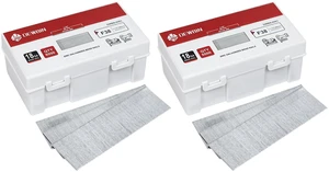 18 Gauge Brad Nails, 12000 Counts 1-1/2-inch 18 GA Brad Nails, Galvanized Nails for Nail Gun, Finishing Nail Gun Nails for Pneumatic, Electric Brad Nailer Gun 18 Gauge Brad Nails, 12000 Counts 1-1/2-inch 18 GA Brad Nails, Galvanized Nails for Nail Gun, Finishing Nail Gun Nails for Pneumatic, Electric Brad Nailer Gun