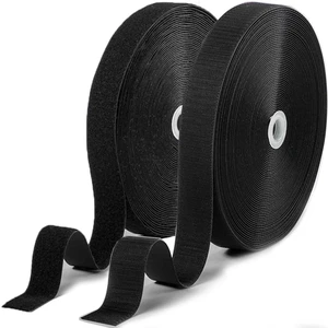 1 Inch x 82 Feet Hook and Loop Tape Sticky Back Fastener Roll, Nylon Self Adhesive Heavy Duty Strips Fastener for Home Office School Car and Crafting Organization 1 Inch x 82 Feet Hook and Loop Tape Sticky Back Fastener Roll, Nylon Self Adhesive Heavy Duty Strips Fastener for Home Office School Car and Crafting Organization