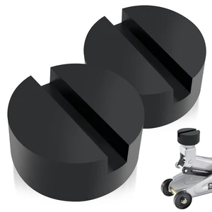 Floor Jack Pads, Height-Adding Pinch Weld Adapter, Rubber, 2-Pack EXTRA LIFTING HEIGHT: Adds height to compatible floor jacks and helps align pinch weld lifting points Floor Jack Pads, Height-Adding Pinch Weld Adapter, Rubber, 2-Pack EXTRA LIFTING HEIGHT: Adds height to compatible floor jacks and helps align pinch weld lifting points