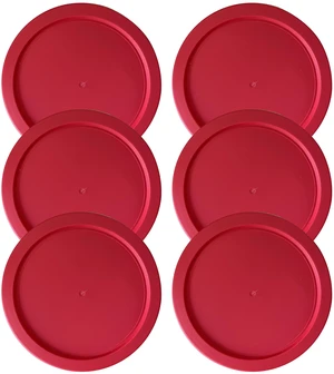 Replacement Lids fits Pyrex 4-Cup Glass Food Storage Container Bowls, 6-Inch Plastic Round Lids Covers for Pyrex 7201-PC, Airtight & Leakproof (6-Pack, Red) Replacement Lids fits Pyrex 4-Cup Glass Food Storage Container Bowls, 6-Inch Plastic Round Lids Covers for Pyrex 7201-PC, Airtight & Leakproof (6-Pack, Red)