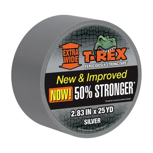 Tape Extra-Wide Duct Tape with UV Resistant & Waterproof Backing for Ferociously Strong Repairs, 2.83" x 25 yd, Gunmetal Gray, 1 Roll Tape Extra-Wide Duct Tape with UV Resistant & Waterproof Backing for Ferociously Strong Repairs, 2.83" x 25 yd, Gunmetal Gray, 1 Roll