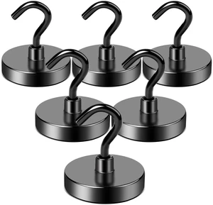 Magnetic Hooks for Cruise Cabins 130LBS Heavy Duty Magnet Hook 6 P Strong Magnets Door Metal Ship Walls Essentials 2026 Classroom Refrigerator Locker Hanging Neodymium Kitchen Fridge Black Magnetic Hooks for Cruise Cabins 130LBS Heavy Duty Magnet Hook 6 P Strong Magnets Door Metal Ship Walls Essentials 2026 Classroom Refrigerator Locker Hanging Neodymium Kitchen Fridge Black