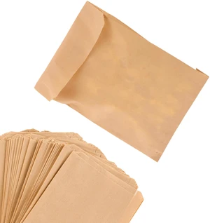 Paper Sandwich Bags Kraft Brown (125 Pack) Food Grade Bags with White Round Stickers for Sealing - Unbleached Compostable Natural Kraft Paper Bags for Bakery Cookies, Treats, Snacks, Sandwiches Paper Sandwich Bags Kraft Brown (125 Pack) Food Grade Bags with White Round Stickers for Sealing - Unbleached Compostable Natural Kraft Paper Bags for Bakery Cookies, Treats, Snacks, Sandwiches
