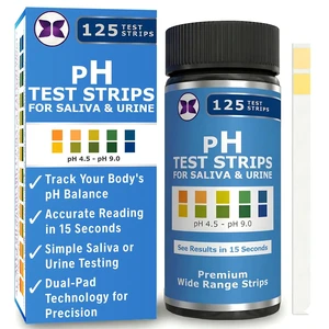 pH Test Strips for Testing Alkaline and Acid Levels in The Body. Track & Monitor Your pH Level Using Saliva and Urine. pH Tester for Highly Accurate Results in Seconds pH Test Strips for Testing Alkaline and Acid Levels in The Body. Track & Monitor Your pH Level Using Saliva and Urine. pH Tester for Highly Accurate Results in Seconds