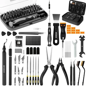 60pcs 3D Printer Tools Kit for Precision Printer Care, Model Post-Processing & Finishing incl. Premium Screwdriver Set, 3D Printer Accessories, Compatible with Bambu Lab, Ender 3, All FDM/SLA Printers 60pcs 3D Printer Tools Kit for Precision Printer Care, Model Post-Processing & Finishing incl. Premium Screwdriver Set, 3D Printer Accessories, Compatible with Bambu Lab, Ender 3, All FDM/SLA Printers
