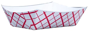 0421 #250 Southland Paperboard Food Tray, 2-1/2 lb Capacity, Red Check (Case of 500) 0421 #250 Southland Paperboard Food Tray, 2-1/2 lb Capacity, Red Check (Case of 500)