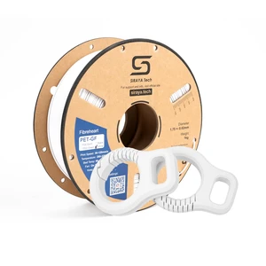 Fibreheart PET-GF 3D Printer Filament, White, 1kg 15% Glass Fiber Reinforced, UV Resistant, High Strength, Low Moisture Absorption, for Industrial Applications Fibreheart PET-GF 3D Printer Filament, White, 1kg 15% Glass Fiber Reinforced, UV Resistant, High Strength, Low Moisture Absorption, for Industrial Applications
