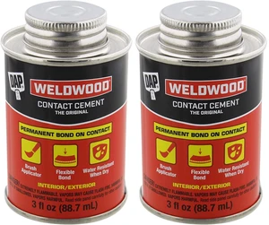 00107 Weldwood Original Contact Cement,3 oz- Pack of 2 00107 Weldwood Original Contact Cement,3 oz- Pack of 2