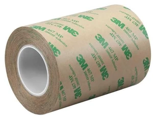 467MP Clear Adhesive Transfer Tape, 3" Width x 20yd Length (1 roll) 467MP Clear Adhesive Transfer Tape, 3" Width x 20yd Length (1 roll)