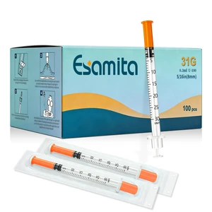 0.3 ml 31G 5/16" (8 mm), Individual Package, 100 Pcs 0.3 ml 31G 5/16" (8 mm), Individual Package, 100 Pcs