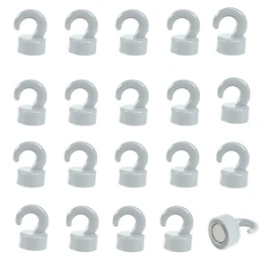 Magnetic Hooks Small But Strong,50 Pack Heavy Duty Tiny,Grey Magnets Hooks for Hanging String Light, Ornaments, Jewelry, Keys. Mini Magnetic Hooks for Fridge, Garage, Cabinet Magnetic Hooks Small But Strong,50 Pack Heavy Duty Tiny,Grey Magnets Hooks for Hanging String Light, Ornaments, Jewelry, Keys. Mini Magnetic Hooks for Fridge, Garage, Cabinet