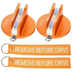 2Pcs Orange Universal Aluminum Magnetic Grooved Pinch Weld Jack Pad Frame Rail Jack Pad Adapter for Tire Changes and Oil Changes, Fits Pickup Car Sedan MPV Wagon, DIY Mechanics Home Garages 2Pcs Orange Universal Aluminum Magnetic Grooved Pinch Weld Jack Pad Frame Rail Jack Pad Adapter for Tire Changes and Oil Changes, Fits Pickup Car Sedan MPV Wagon, DIY Mechanics Home Garages