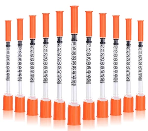 Syringes 29Ga 0.5cc 1/2"(12.7mm)-Pack of 50 Syringes 29Ga 0.5cc 1/2"(12.7mm)-Pack of 50
