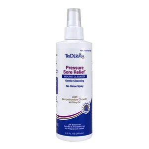 Pressure Sore Relief Wound Cleanser, Gentle Cleansing for Bed Sores, Ulcers, Pressure Sores, Wounds and Hard-to-Heal Skin Sores with AP4 Aloe Vera and Niacinamide, Fragrance Free 8.2 oz Spray Pressure Sore Relief Wound Cleanser, Gentle Cleansing for Bed Sores, Ulcers, Pressure Sores, Wounds and Hard-to-Heal Skin Sores with AP4 Aloe Vera and Niacinamide, Fragrance Free 8.2 oz Spray