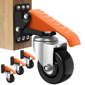 Workbench Casters Wheels Kit Retractable Casters Set of 4, 920Lbs 3" extra heavy duty side mount lifting caster, adjustable stepdown castors 4-pack for table, work bench leg & shop equipment Workbench Casters Wheels Kit Retractable Casters Set of 4, 920Lbs 3" extra heavy duty side mount lifting caster, adjustable stepdown castors 4-pack for table, work bench leg & shop equipment
