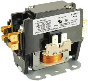 1 Poles FLA 25 Amp Coil 24 VAC Air Conditioner Condenser Compressor Contactor AC Definite Purpose Contactor 1 Poles FLA 25 Amp Coil 24 VAC Air Conditioner Condenser Compressor Contactor AC Definite Purpose Contactor