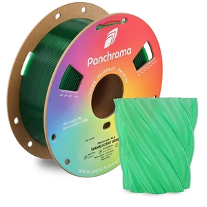 Panchroma Translucent PLA Filament 1.75mm, 1kg, Green Neatly Wound, Semi Transparent PLA, Easy Print & Smooth Feeding, Compatible with Bambu Lab & Most 3D Printers Panchroma Translucent PLA Filament 1.75mm, 1kg, Green Neatly Wound, Semi Transparent PLA, Easy Print & Smooth Feeding, Compatible with Bambu Lab & Most 3D Printers
