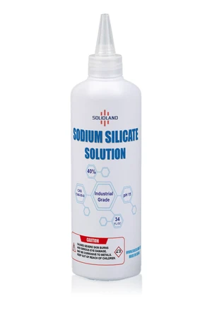Sodium Silicate Solution (Water Glass) - 34 FL.OZ Bottle, Industrial Grade, High Purity, Multi-Purpose Adhesive & Sealant Sodium Silicate Solution (Water Glass) - 34 FL.OZ Bottle, Industrial Grade, High Purity, Multi-Purpose Adhesive & Sealant