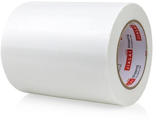 Wide Duct Tape, Industrial Grade 30Yards (90 ft) Wide 6'' Tape Duct, 9 Mil Heavy-Duty, Waterproof, Strong, Flexible, No Residue, for Crafts & Home Improvement (White, 6'' x 90ft) Wide Duct Tape, Industrial Grade 30Yards (90 ft) Wide 6'' Tape Duct, 9 Mil Heavy-Duty, Waterproof, Strong, Flexible, No Residue, for Crafts & Home Improvement (White, 6'' x 90ft)