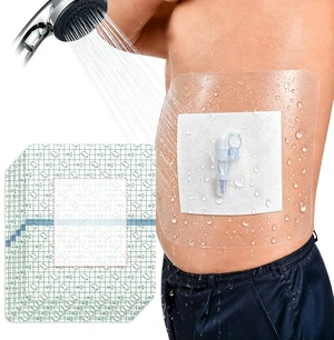 25 Pcs 10"x12" Shower Shields Wound Cover Non-Stick Central Pad Waterproof Large Dialysis Catheter Bandage with, Coverage Shields for PD Chest, PICC Line and Post Surgical Incisions 25 Pcs 10"x12" Shower Shields Wound Cover Non-Stick Central Pad Waterproof Large Dialysis Catheter Bandage with, Coverage Shields for PD Chest, PICC Line and Post Surgical Incisions
