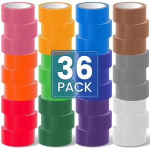36 Pack Rainbow Colored Duct Tape, 12 Colors 10 Yards x 2 Inch Duct Tape Heavy Duty Duct Tape, Waterproof, Tear by Hand, No Residue Colorful Duct Tape for Packaging, Arts & Crafts, Marking and DIY 36 Pack Rainbow Colored Duct Tape, 12 Colors 10 Yards x 2 Inch Duct Tape Heavy Duty Duct Tape, Waterproof, Tear by Hand, No Residue Colorful Duct Tape for Packaging, Arts & Crafts, Marking and DIY