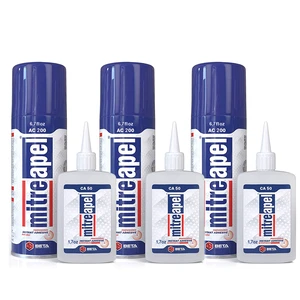 CA Glue with Activator (3x1.7oz-3 x 6.7 floz)Instant Bond Professional Cyanoacrylate Adhesive and Super Glue Accelerator for Woodworking,Ceramic,3D Printing,Glass, DIY&Craft, Plastic,Repair CA Glue with Activator (3x1.7oz-3 x 6.7 floz)Instant Bond Professional Cyanoacrylate Adhesive and Super Glue Accelerator for Woodworking,Ceramic,3D Printing,Glass, DIY&Craft, Plastic,Repair