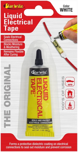 Liquid Electrical Tape - White, Flexible Electrical Insulation Liquid Electrical Tape - White, Flexible Electrical Insulation