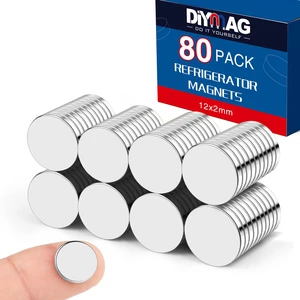 80Pcs Small Refrigerator Magnets, 12x2mm Round Rare Earth Magnet Mini Tiny Neodymium Strong Magnets for Crafts, DIY, Fridge, Miniatures, Whiteboard, Office, Kitchen, Dry Erase Board 80Pcs Small Refrigerator Magnets, 12x2mm Round Rare Earth Magnet Mini Tiny Neodymium Strong Magnets for Crafts, DIY, Fridge, Miniatures, Whiteboard, Office, Kitchen, Dry Erase Board