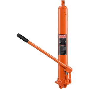 Hydraulic Long Ram Jack, 3 Ton Engine Hoist Cylinder with Single Piston Pump and Clevis Base, for Engine Lift Hoists, Garage/Shop Cranes, Mechanical, Farm Hydraulic Long Ram Jack, 3 Ton Engine Hoist Cylinder with Single Piston Pump and Clevis Base, for Engine Lift Hoists, Garage/Shop Cranes, Mechanical, Farm