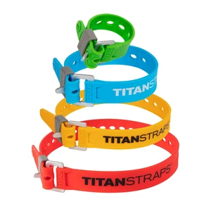 Titan Utility Straps Safety Strap Set to Secure Splits, Cargo Bikes, Garden Hoses, Wood Working Projects, 60lb. Working Load, 09"/14"/18"/25" Length, 09" Green/14 Blue/18 Yellow/25 Orange, 4-Pack Titan Utility Straps Safety Strap Set to Secure Splits, Cargo Bikes, Garden Hoses, Wood Working Projects, 60lb. Working Load, 09"/14"/18"/25" Length, 09" Green/14 Blue/18 Yellow/25 Orange, 4-Pack