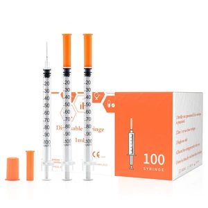 U 100 1ml 30 Gauge 1cc 5/16 inch 8mm, 100Pack Lab Disposable Dispensing Supplies U 100 1ml 30 Gauge 1cc 5/16 inch 8mm, 100Pack Lab Disposable Dispensing Supplies