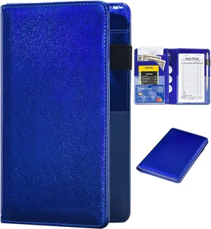 Server Books for Waitress - Glitter Leather Waiter Book Server Wallet with Zipper Pocket, Cute Waitress Book&Waitstaff Organizer with Money Pocket Fit Server Apron (Glitter Blue) Server Books for Waitress - Glitter Leather Waiter Book Server Wallet with Zipper Pocket, Cute Waitress Book&Waitstaff Organizer with Money Pocket Fit Server Apron (Glitter Blue)