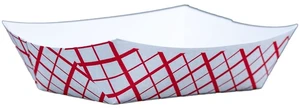 0401 #25 Southland Paperboard Red Check Food Tray, 1/4 lb Capacity (Case of 1000) 0401 #25 Southland Paperboard Red Check Food Tray, 1/4 lb Capacity (Case of 1000)