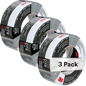 All Purpose Duct Tape DT8, Silver, 1.88 in x 60 yd, 8 mil, 3 Roll/Pack Industrial Strength, Tear by Hand, Perfect for HVAC, Bundling, Moisture Proofing, and Reinforcing All Purpose Duct Tape DT8, Silver, 1.88 in x 60 yd, 8 mil, 3 Roll/Pack Industrial Strength, Tear by Hand, Perfect for HVAC, Bundling, Moisture Proofing, and Reinforcing