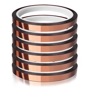 Heat Tape for Sublimation Transfer, Heat Resistant/Press, Adhesive Transfer Tape, Thermal, No Residue, 6 Rolls 10mm x33m(108ft) Heat Tape for Sublimation Transfer, Heat Resistant/Press, Adhesive Transfer Tape, Thermal, No Residue, 6 Rolls 10mm x33m(108ft)