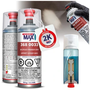 2K Epoxy Primer Gray | 2K Primer Automotive | Epoxy Spray Paint For Metal, Aluminum & Steel | Corrosion-Resistant, Fast-Drying, High Adhesion & Professional Grade | Epoxy Primer | 12.5 oz 2K Epoxy Primer Gray | 2K Primer Automotive | Epoxy Spray Paint For Metal, Aluminum & Steel | Corrosion-Resistant, Fast-Drying, High Adhesion & Professional Grade | Epoxy Primer | 12.5 oz