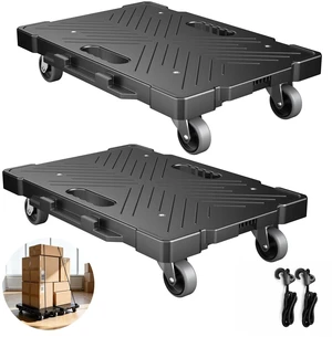 Furniture Dolly,2 Pack,16.9x11.7in,4-Wheel Flat Moving Dolly Furniture Dolly,2 Pack,16.9x11.7in,4-Wheel Flat Moving Dolly