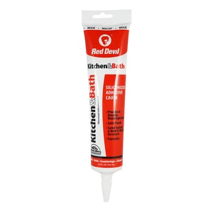 040520 Duraguard Kitchen & Bath Siliconized Acrylic Caulk, 5.5 oz. Squeeze Tube, Biscuit, 12 Pack, Made in USA 040520 Duraguard Kitchen & Bath Siliconized Acrylic Caulk, 5.5 oz. Squeeze Tube, Biscuit, 12 Pack, Made in USA