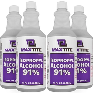 Isopropyl Alcohol 91% (1 Gallon, 4 Pack of 32oz) Isopropyl Alcohol 91% (1 Gallon, 4 Pack of 32oz)