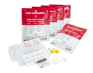 Blood Typing Kit, 5 Test Pack, Know Your Blood Type, Accurate Instant Home Testing, Determine A, O, B, Rhs-D Negative & Positive Groups Blood Typing Kit, 5 Test Pack, Know Your Blood Type, Accurate Instant Home Testing, Determine A, O, B, Rhs-D Negative & Positive Groups