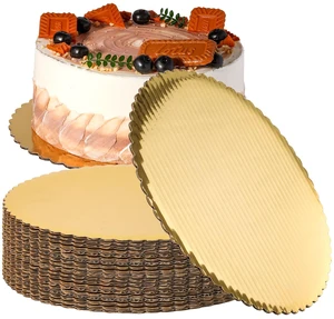20 Pack Cake Boards, 12 Inch Round Gold Cake Circles, Disposable Pizza Circles Cake Pan Base Stand for Desserts and Pastries, Greaseproof Cardboard Cake Rounds for Cake DIY, Birthday 20 Pack Cake Boards, 12 Inch Round Gold Cake Circles, Disposable Pizza Circles Cake Pan Base Stand for Desserts and Pastries, Greaseproof Cardboard Cake Rounds for Cake DIY, Birthday