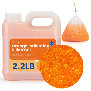 2.2 LBS Orange Silica Gel Desiccant Beads, Reusable & Color Indicating Premium Desiccant Bulk, Industry Standard 3-5 mm Silica Beads for 3D Filament, Camera, Jewelry, Safe (5PC Organza Bag) 2.2 LBS Orange Silica Gel Desiccant Beads, Reusable & Color Indicating Premium Desiccant Bulk, Industry Standard 3-5 mm Silica Beads for 3D Filament, Camera, Jewelry, Safe (5PC Organza Bag)