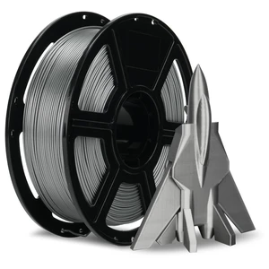 Rapid PETG Filament 1.75mm Metallic Silver, Max 600mm/s High Speed Printing, 3D Printer Filament 1kg Spool, Dimensional Accuracy +/- 0.02mm, Fits Most 3D Printers Rapid PETG Filament 1.75mm Metallic Silver, Max 600mm/s High Speed Printing, 3D Printer Filament 1kg Spool, Dimensional Accuracy +/- 0.02mm, Fits Most 3D Printers