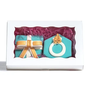 100 Pack Auto-Popup 7 x 4 3/8 x 1 1/2 Cookies boxes for 2 Macaron Boxes White Chocolate Covered Ore Boxes Pastry Boxes Cakesickle Boxes Bakery Boxes with Window 100 Pack Auto-Popup 7 x 4 3/8 x 1 1/2 Cookies boxes for 2 Macaron Boxes White Chocolate Covered Ore Boxes Pastry Boxes Cakesickle Boxes Bakery Boxes with Window