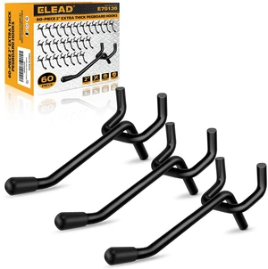 60-Piece 2 Inch Extra Thick Pegboard Hooks, Heavy Duty Peg Board Organizer Accessories, Peg Board Tool Hangers Fit for 1/4" Pegboard Hanging Tools Garage, Workshop, and Craft Storage 60-Piece 2 Inch Extra Thick Pegboard Hooks, Heavy Duty Peg Board Organizer Accessories, Peg Board Tool Hangers Fit for 1/4" Pegboard Hanging Tools Garage, Workshop, and Craft Storage