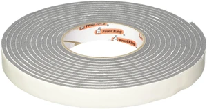Vinyl Foam Tape - Closed Cell - Moderate Compression, 3/4" W, 3/16" Thick, 17' L, Charcoal Vinyl Foam Tape - Closed Cell - Moderate Compression, 3/4" W, 3/16" Thick, 17' L, Charcoal